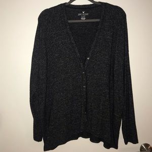 Grey marled cardigan from American Eagle